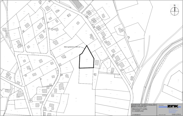 Brandmatt Nord Lageplan