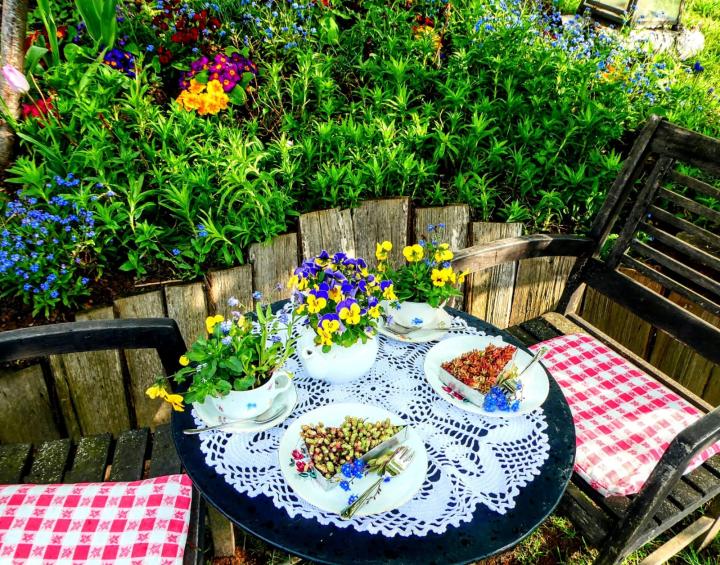 Gedeckter Tisch