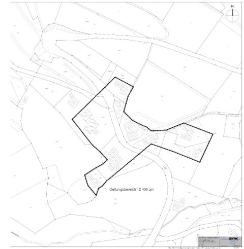 2_Aenderung_Aussenbereichssatzung Bischenberg_Lageplan